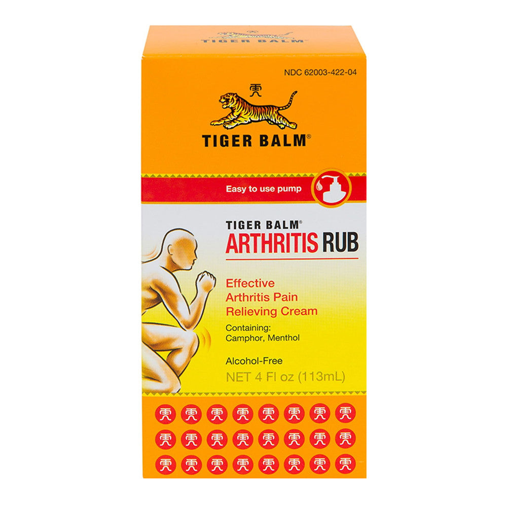 Tiger Balm Arthritis Pain Rub Cream, 4 Oz